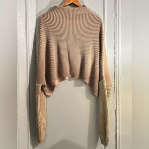 Multi-Color Pink & Beige Knit Sweater